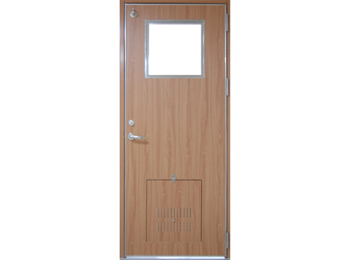 B15级单扇带窗,逃口风栅 关闭