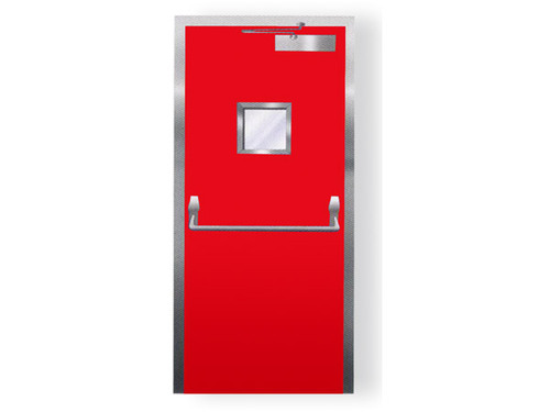 A60级防火门(带推杆锁)