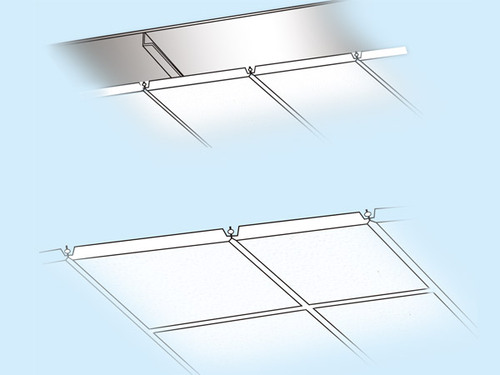 方块型复合棉天花板